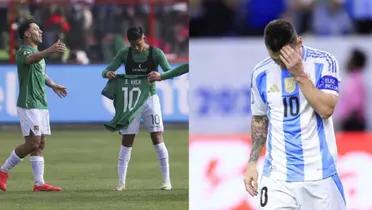 Bolivia vs Argentina Photo: El País, TN