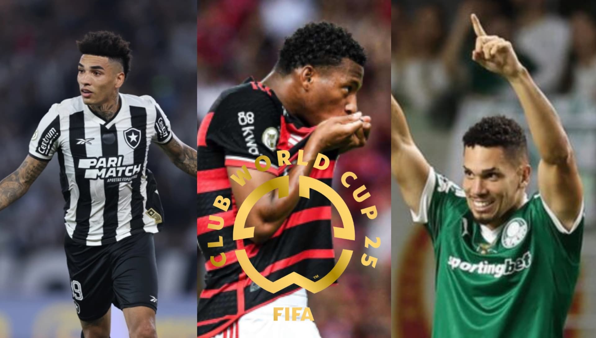 Botafogo, Palmeiras, Flamengo