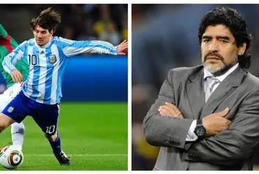 Both Argentinian legends were seen playing together in a soccer field, and the viral video generated lots of tears in the eyes.