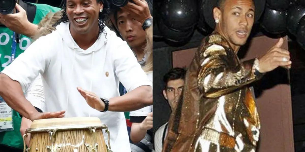 Both Brazilian legends like to party hard and now it was revealed who spent the most during his career.