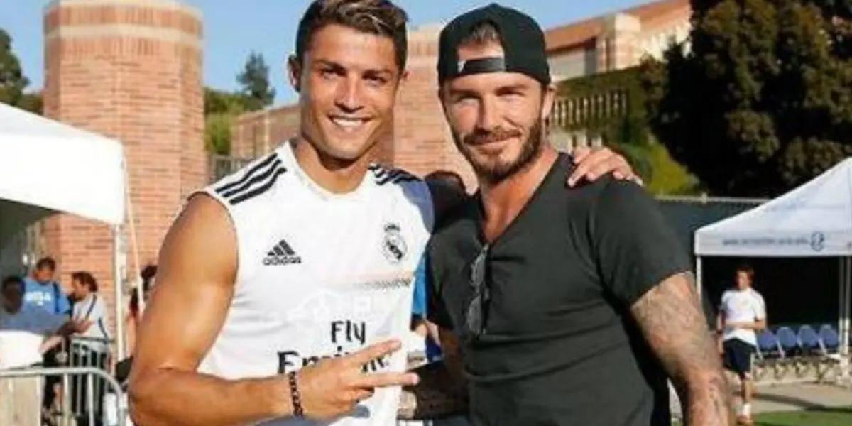 Both Real Madrid legends are known for their fortune and their style. They love Ferraris and both Ronaldo and Beckham show off theirs.