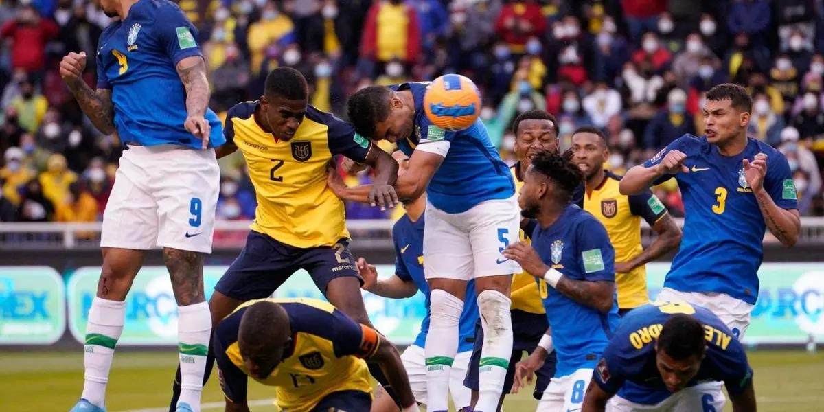 Brazil rescued a draw in a match full of controversy.