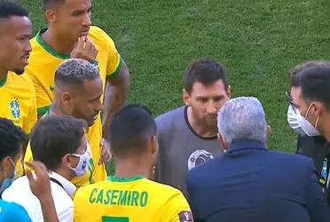 Brazilian Football Confederation (CBF) has put the blame on the Argentine national ream for Sunday's incidences. CBF says that the Argentine players were warned severally before the match.