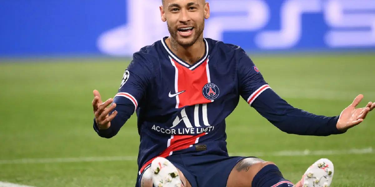 Brazilian striker Neymar broke the silence and gave his version of what happened