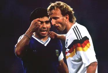 Brehme scored a goal in the World Cup final, he wasted all his money but now he is a millionaire again.