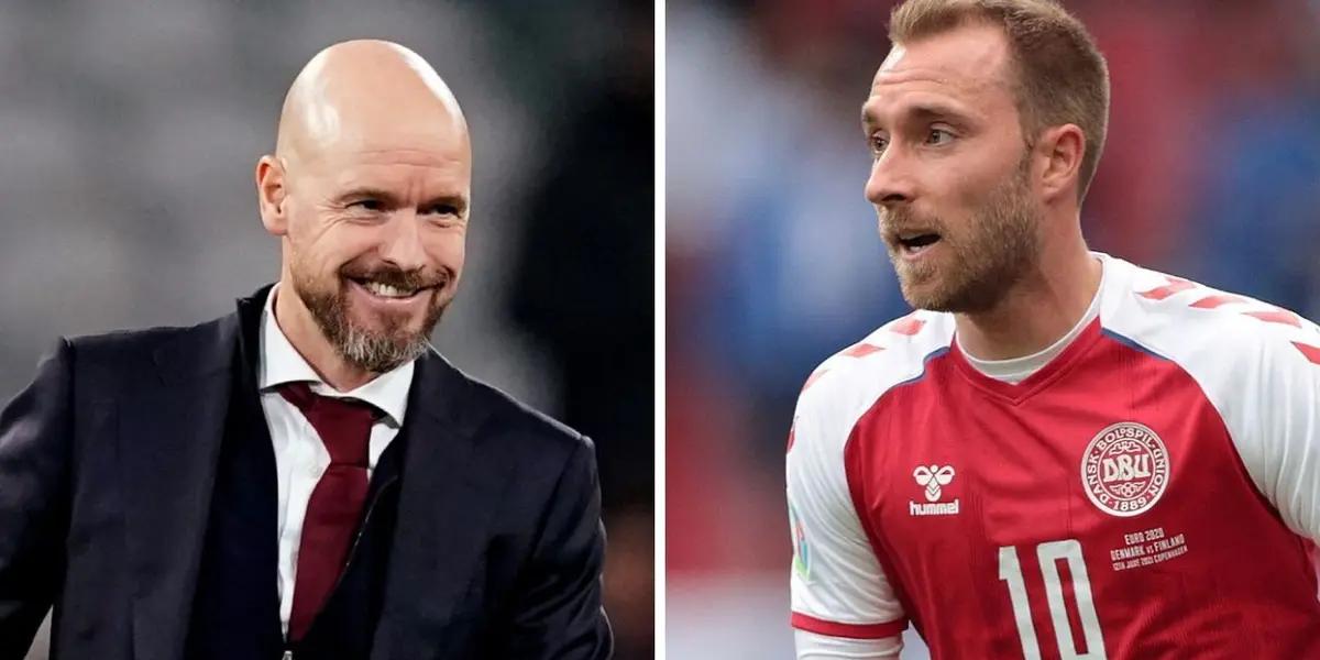 Brentford's Christian Eriksen is ready to make the jump to a big team in England.