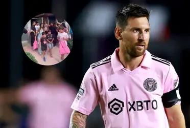 Bye bye to his peace of mind, Lionel Messi already has his first problems at Inter Miami.