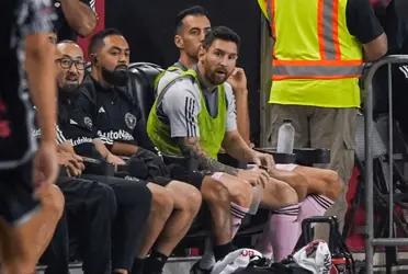 Can Leo Messi go to the bench in the next two games with his team?