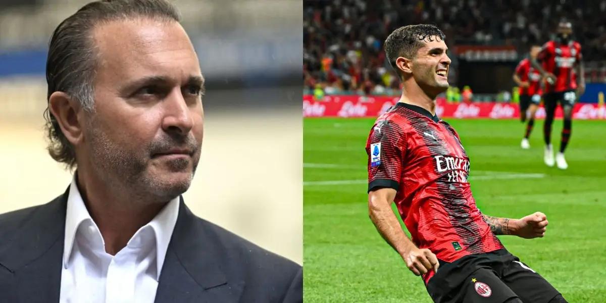 Cardinale's reaction to Pulisic goal