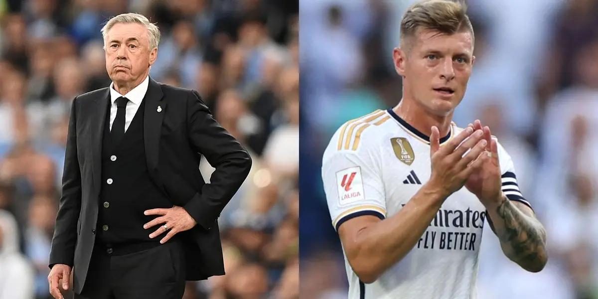 Carlo Ancelotti and his plans with Toni Kroos for 2024