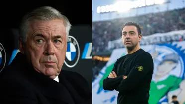 Carlo Ancelotti and Xavi have similar stats as managers of Real Madrid and FC Barcelona respectively.