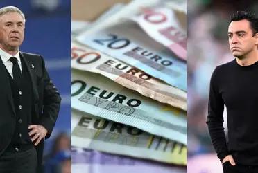 Carlo Ancelotti earns 11 million at Real Madrid and Xavi Hernández wants this salary at Barcelona