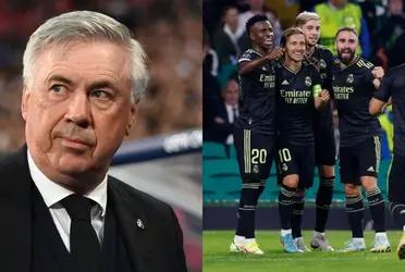 Carlo Ancelotti feels bad for his player and he apologizes to him for the lack of playing time.