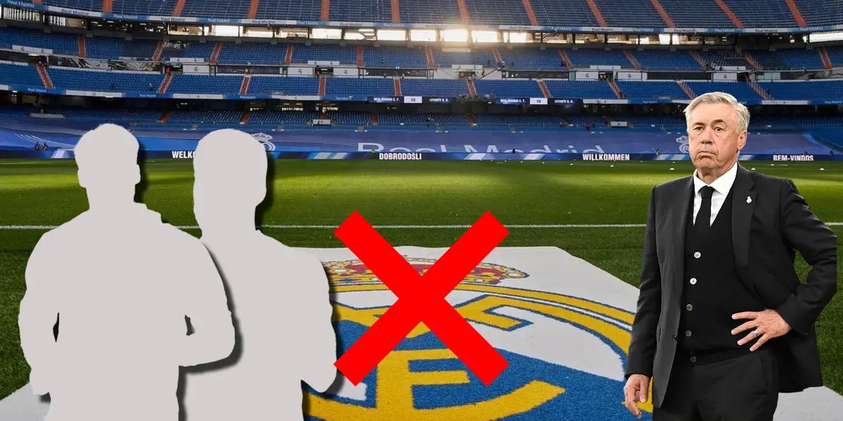 Carlo Ancelotti has not pleased two players in his Real Madrid team.