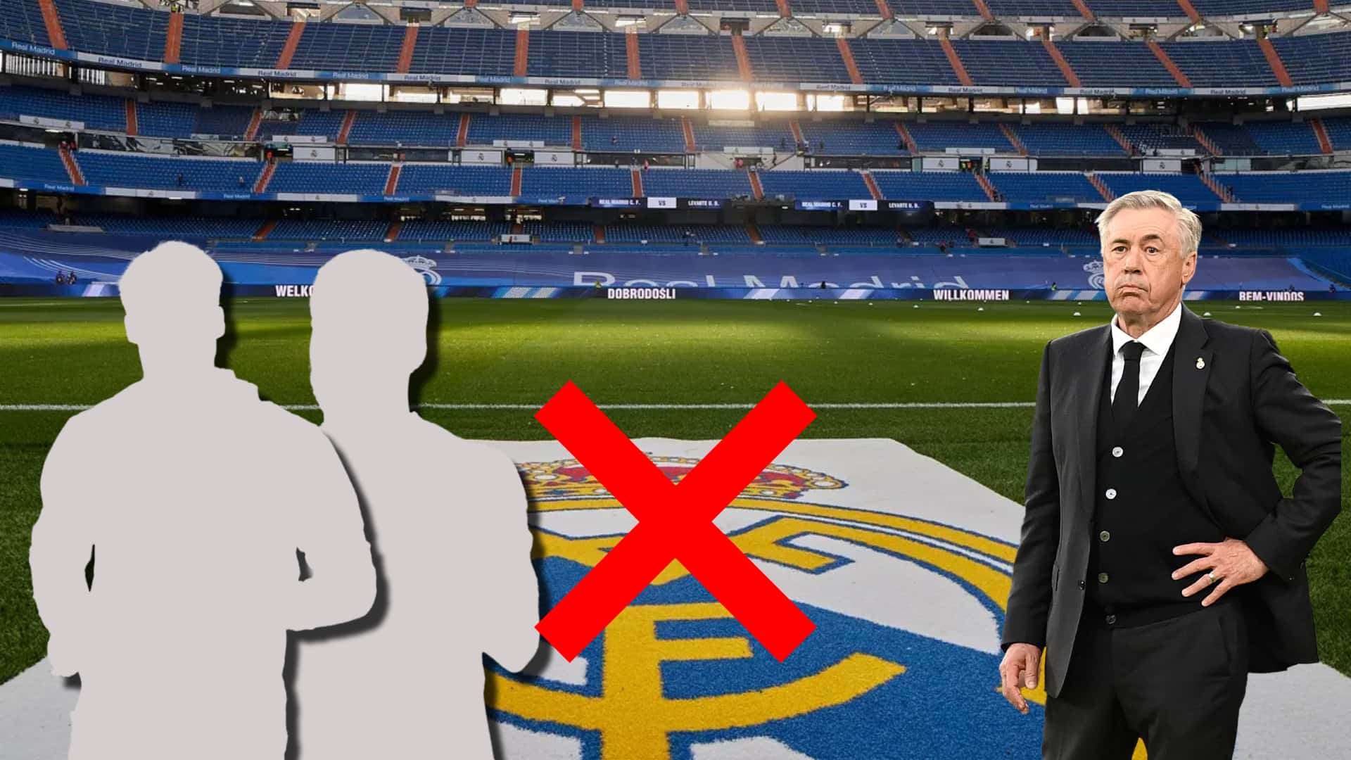 Carlo Ancelotti has not pleased two players in his Real Madrid team.