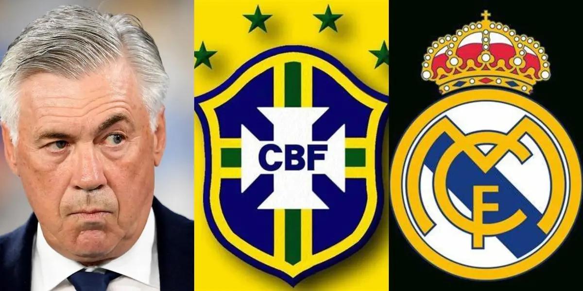 Carlo Ancelotti has recognized that the Brazilian National Team is interested in hiring him