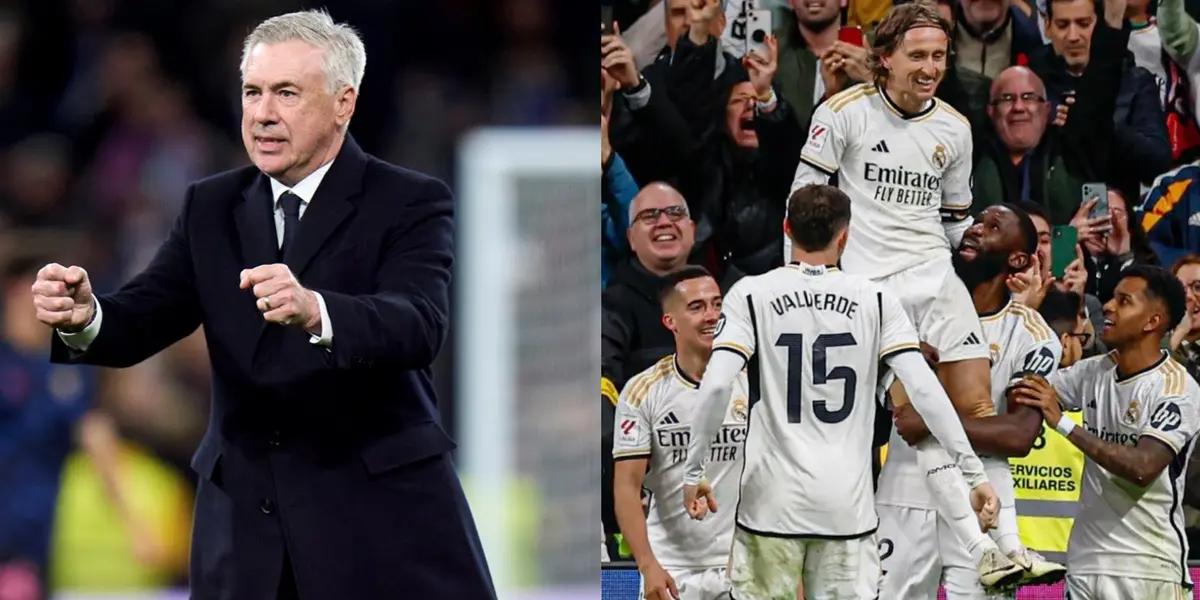 Carlo Ancelotti wants to be meet a certain objective before facing FC Barcelona.