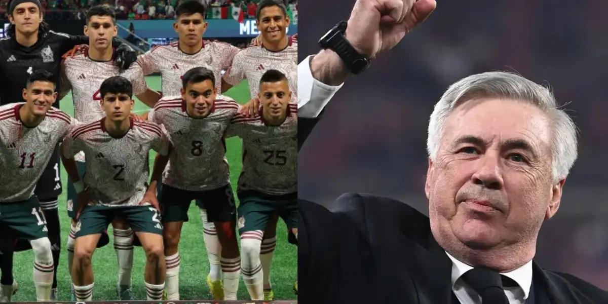 Carlo Ancelotti was able to see this player up close and was pleasantly surprised.