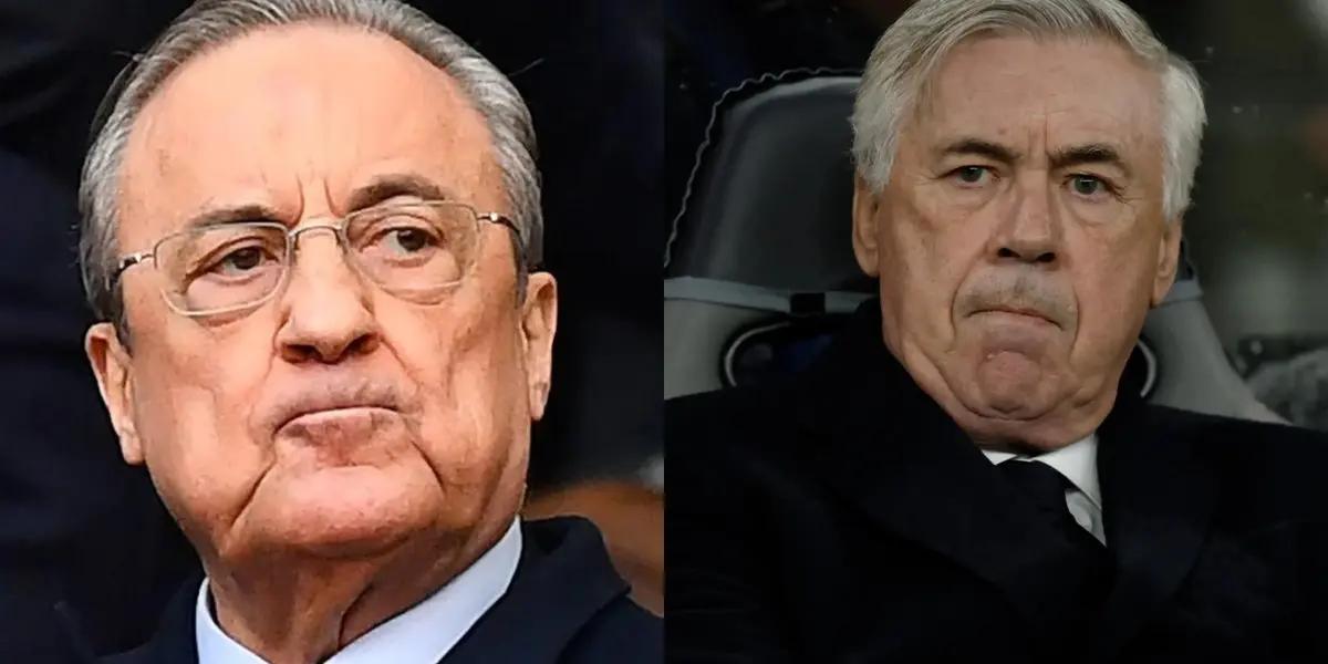 Carlo Ancelotti would have request a top striker to Florentino Perez and would have been snubbed.