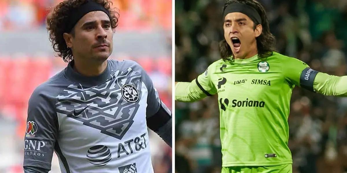 Carlos Acevedo is starting to take Guillermo Ochoa's place in the Mexican national team and not only in goal.