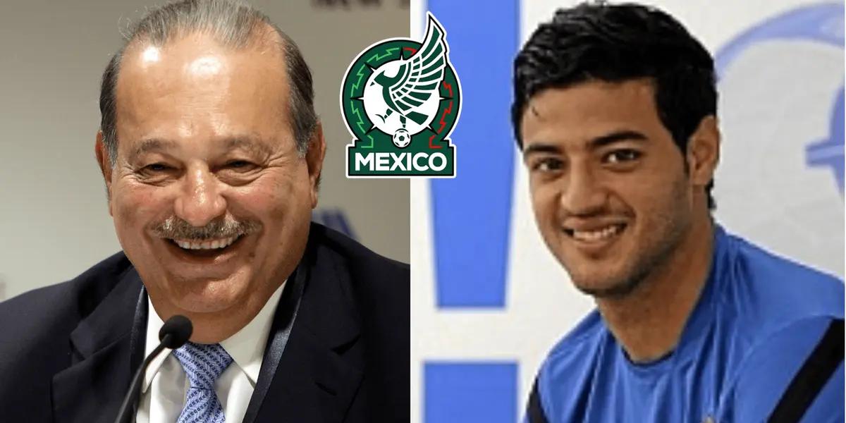 Carlos Slim was the main damaged in the failure of Mexico's National Team, all because El Tri did not make it to the Olympic Games. The millionaire could approach a dt who does call Vela.