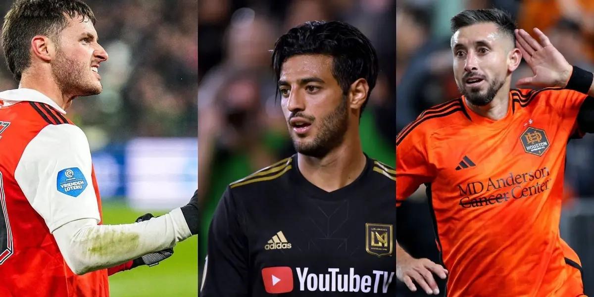 Carlos Vela and Héctor Herrera have large salaries and this is the money that Santiago Giménez earns