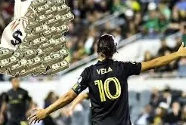 Carlos Vela earns 6.3 million dollars annually, that's about $ 525,000 a month