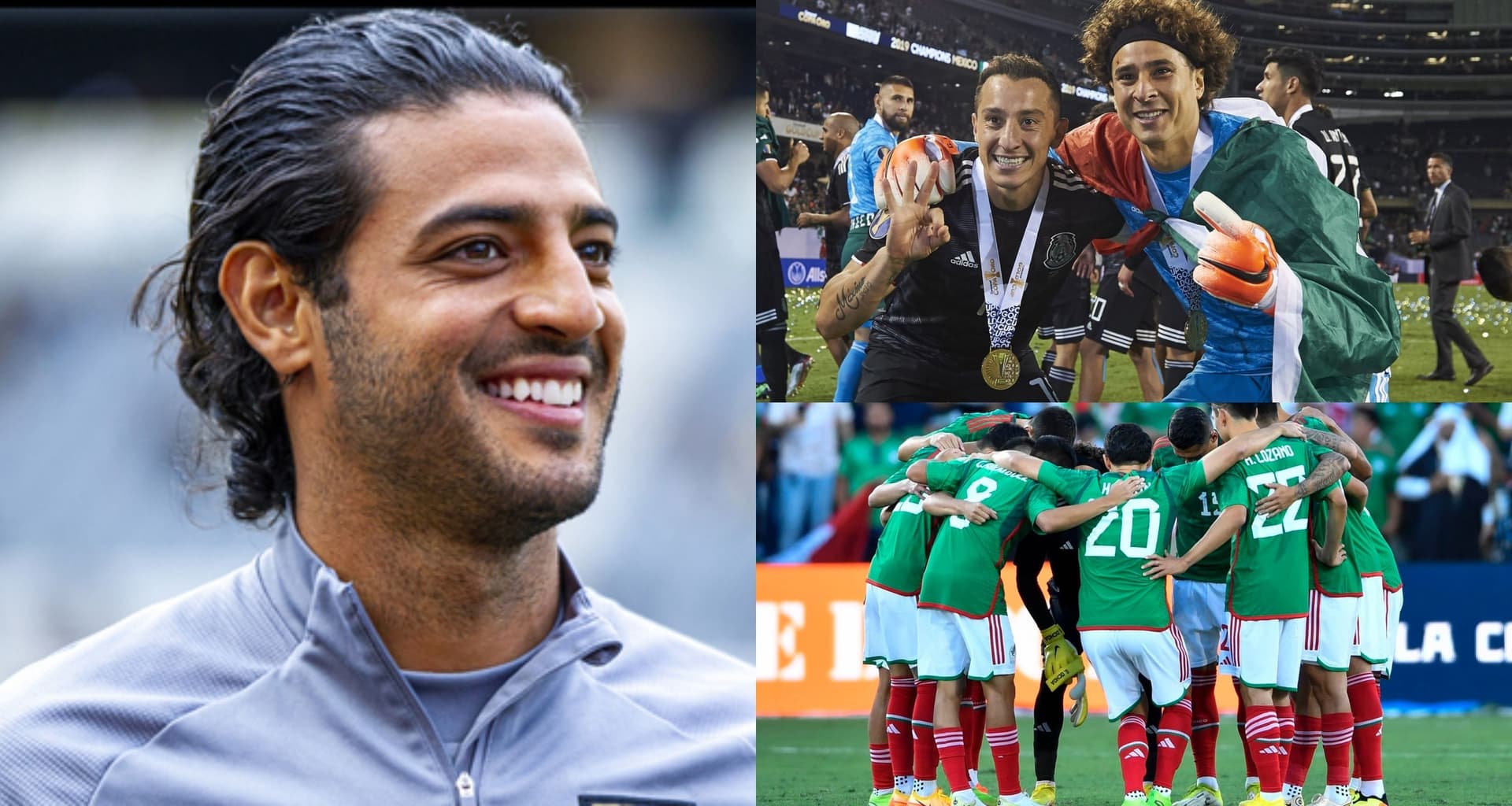 Carlos Vela is the only one who kept his speech. He shows why there are scholarship holders and people who play for other interests