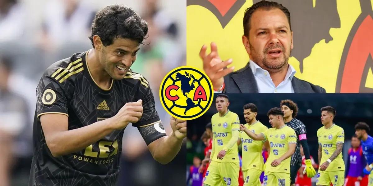 Carlos Vela would say yes to the Coapa team after fulfilling his destiny with LAFC. If Carlos Vela arrives, there is one who would leave for good