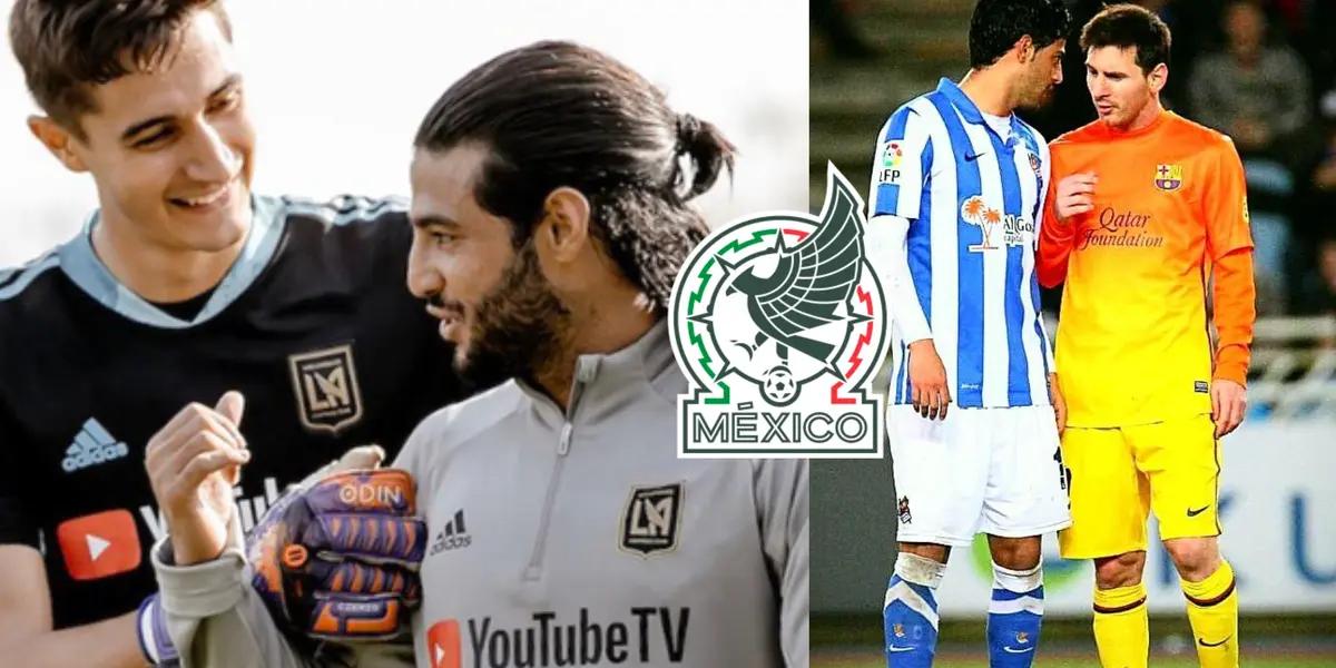 Carlos Vela's recent comparison with Lionel Messi.