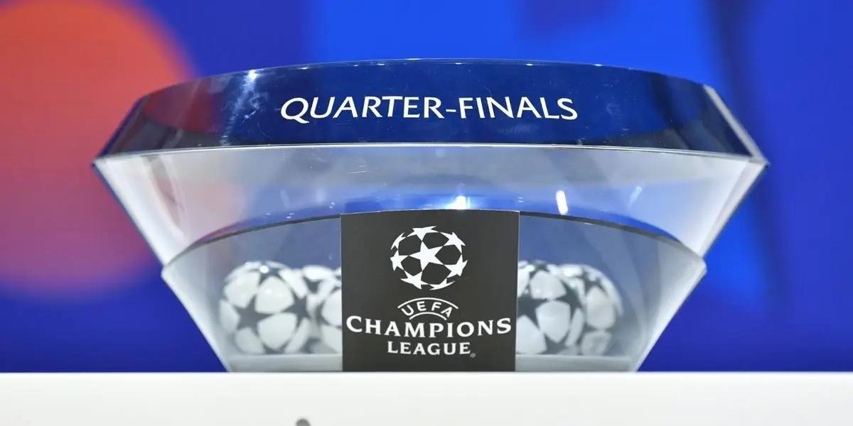 Champions League quarterfinals to be played in April.