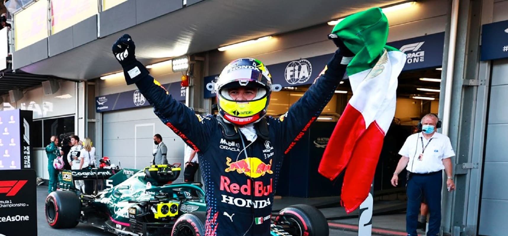 Checo Pérez won an impressive and changing Formula 1 race and the club of which he is a fan did not hesitate to congratulate him