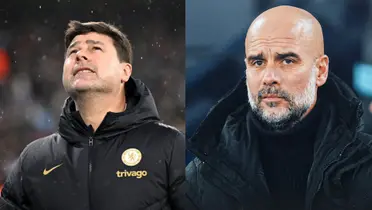 As Chelsea's Pochettino is pleased with a point, Man City's Guardiola makes dig