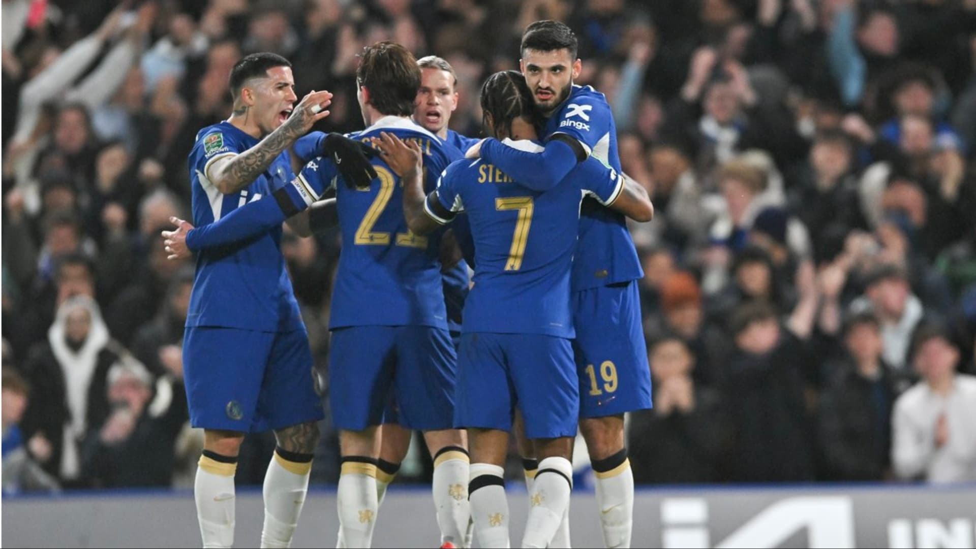 Chelsea take the lead due to a Middlesbrough own goal in the first 15 minutes.
