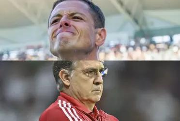 "Chicharito" had a bad game against LAFC