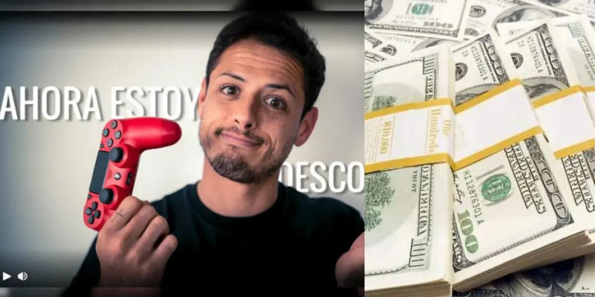 Chicharito Hernandez is one of the most active players in the networks and in video games and it could be a great idea to earn money when he leaves LA Galaxy.