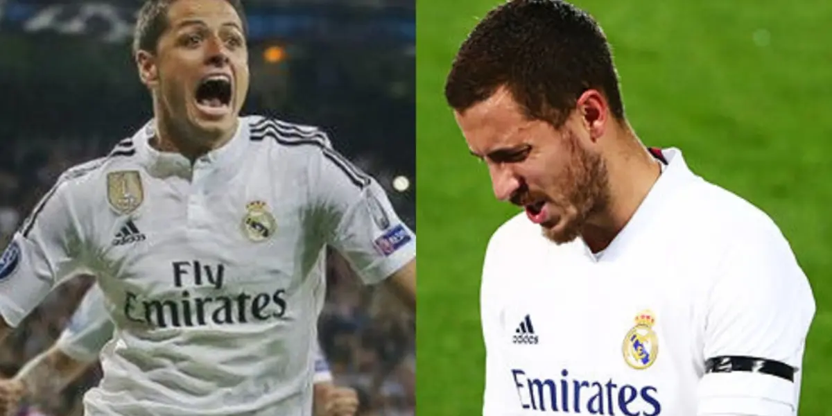 Chicharito's effectiveness at Real Madrid was highlighted and it turned out that he performed better than Eden Hazard, a signing of more than 100 million.