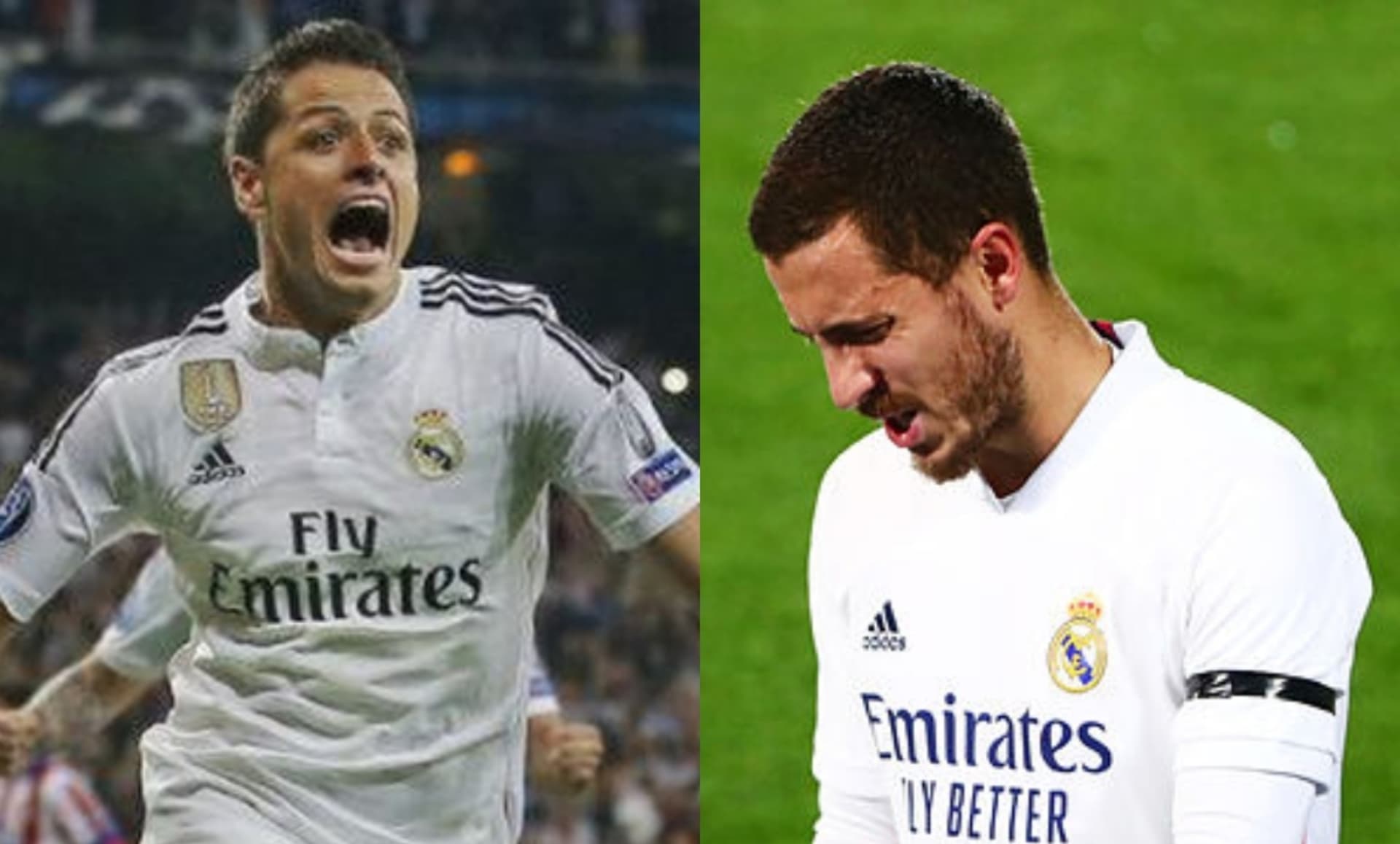 Chicharito's effectiveness at Real Madrid was highlighted and it turned out that he performed better than Eden Hazard, a signing of more than 100 million.