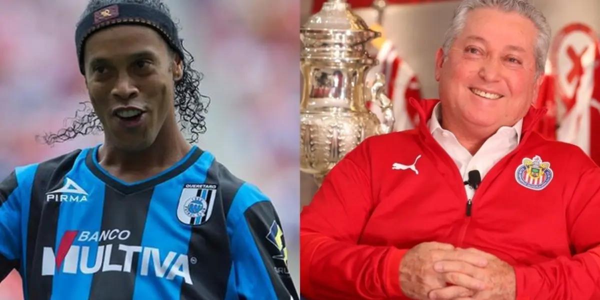 Chivas head coach, who once coached a controversial top player as Ronaldinho, is now facing a similar problem at Mexico.