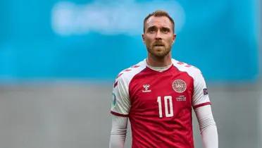 Christian Eriksen wearing the jersey of Denmark. (Source: ESPN)