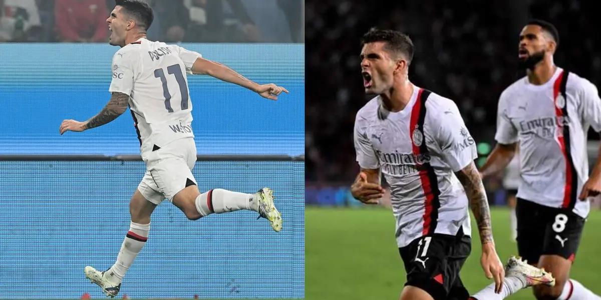 Christian Pulisic scored the winning goal for AC Milan