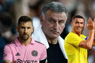 Christophe Galtier leaves Lionel Messi aside and fills Cristiano Ronaldo with flowers. What did he say about the Portuguese?