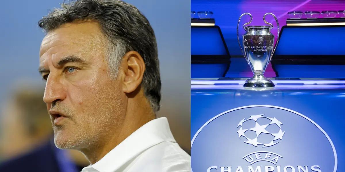 Christophe Galtier prepares for PSG UEFA Champions League match and has a small problem