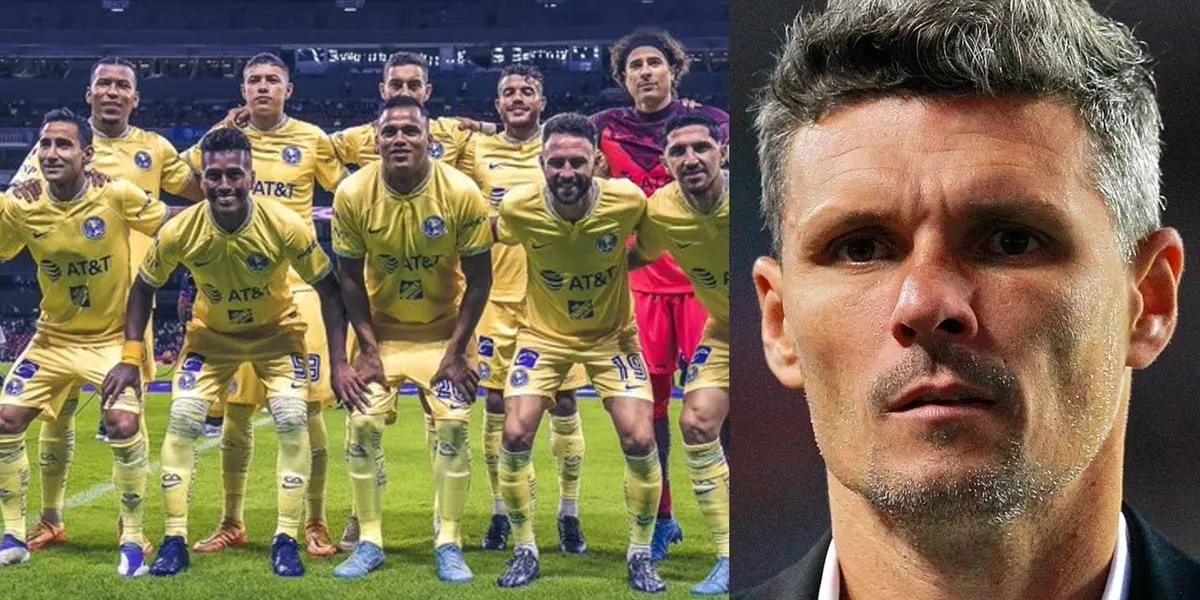 Club America's coach was amazed by the team's performance, but mainly froma a player