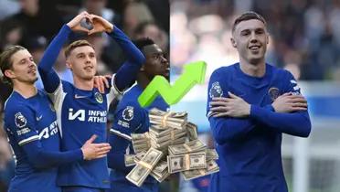 Cole Palmer has the biggest market value increase than any Premier League player from the start of this season.