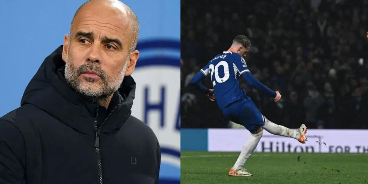 Cole Palmer scored against his former team