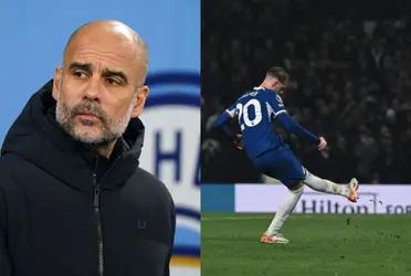 Cole Palmer scored against his former team