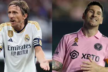 Could Luka Modric reject this offer and join Messi?