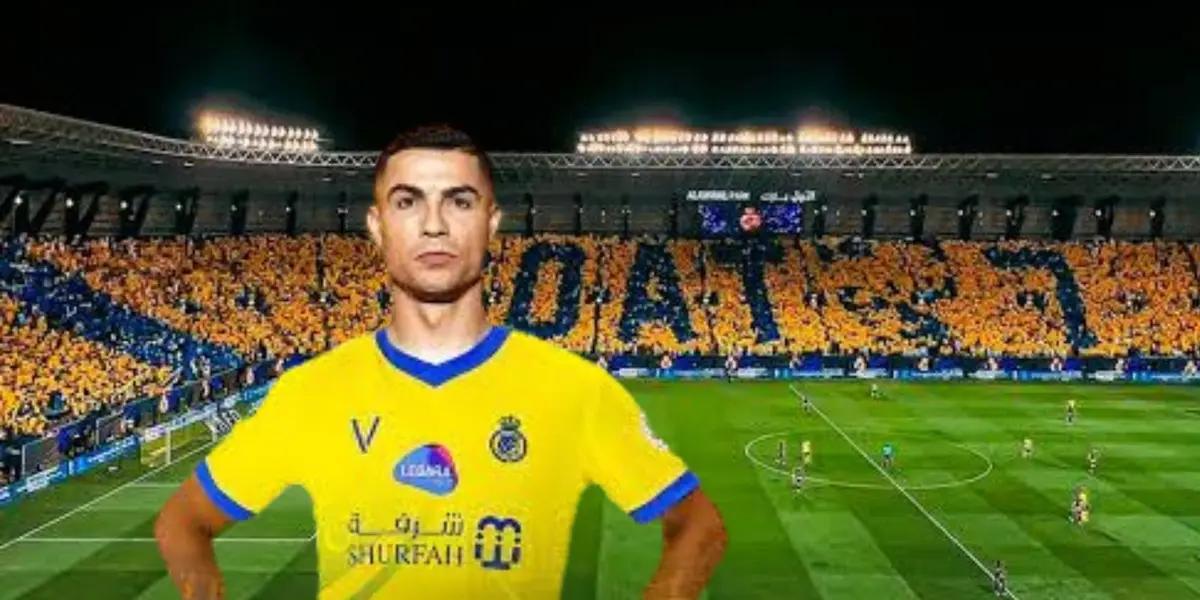 Cr7 y afición de Al-Nassr/ FOTO: X Directv sports