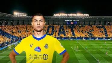 Cr7 y afición de Al-Nassr/ FOTO: X Directv sports
